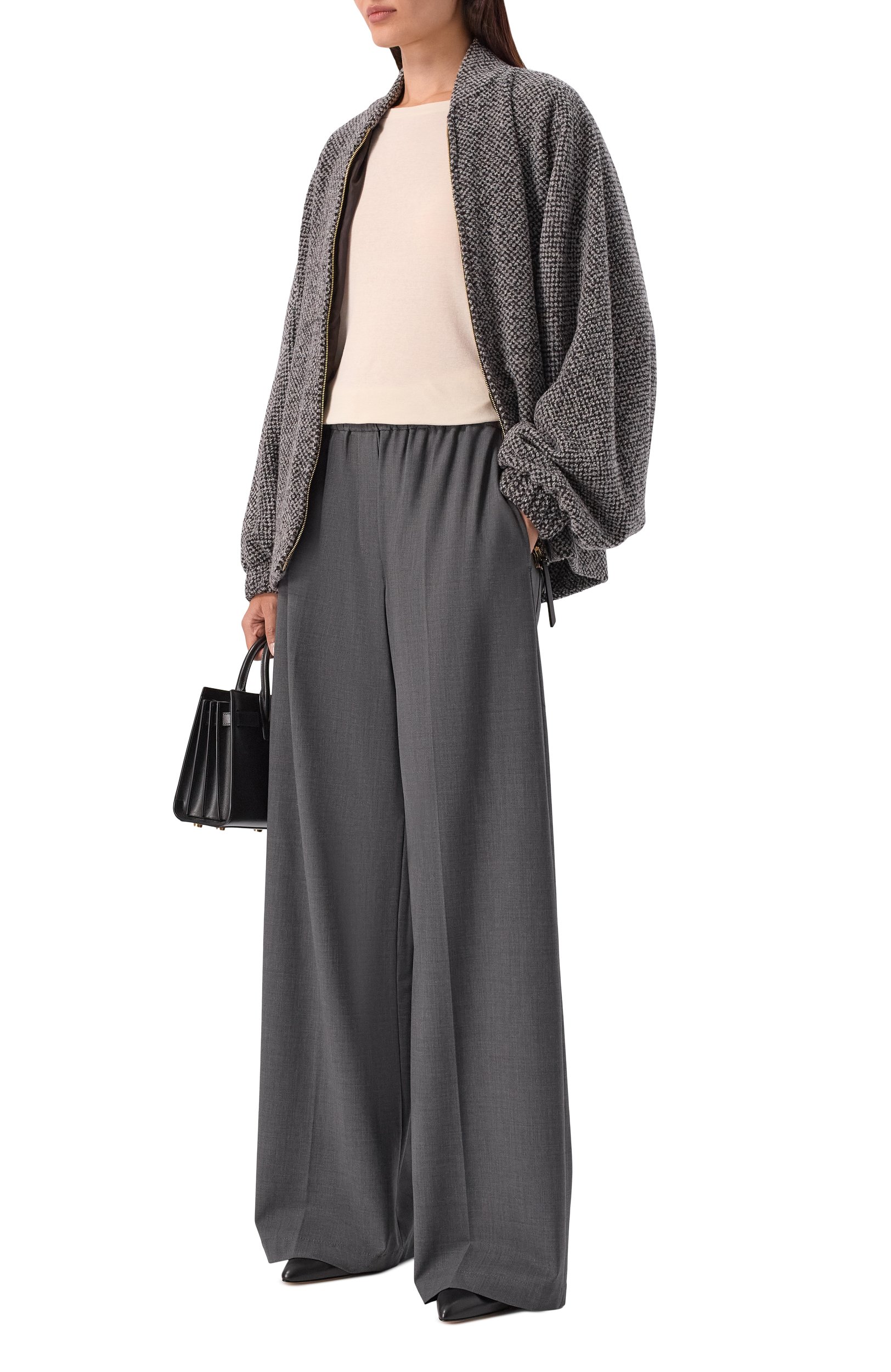 Бомбер из кашемира и шелка GIORGIO ARMANI, арт. GW003525/TE23044, фото 2