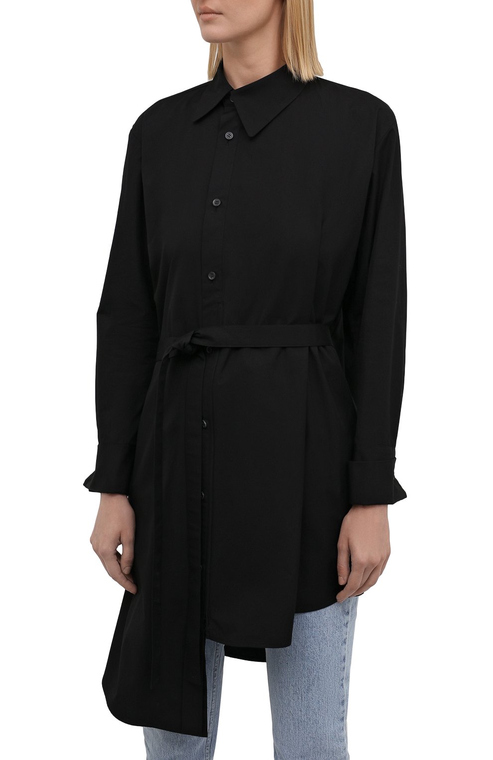 Хлопковая рубашка YOHJI YAMAMOTO, арт. FM-B51-001, фото 3