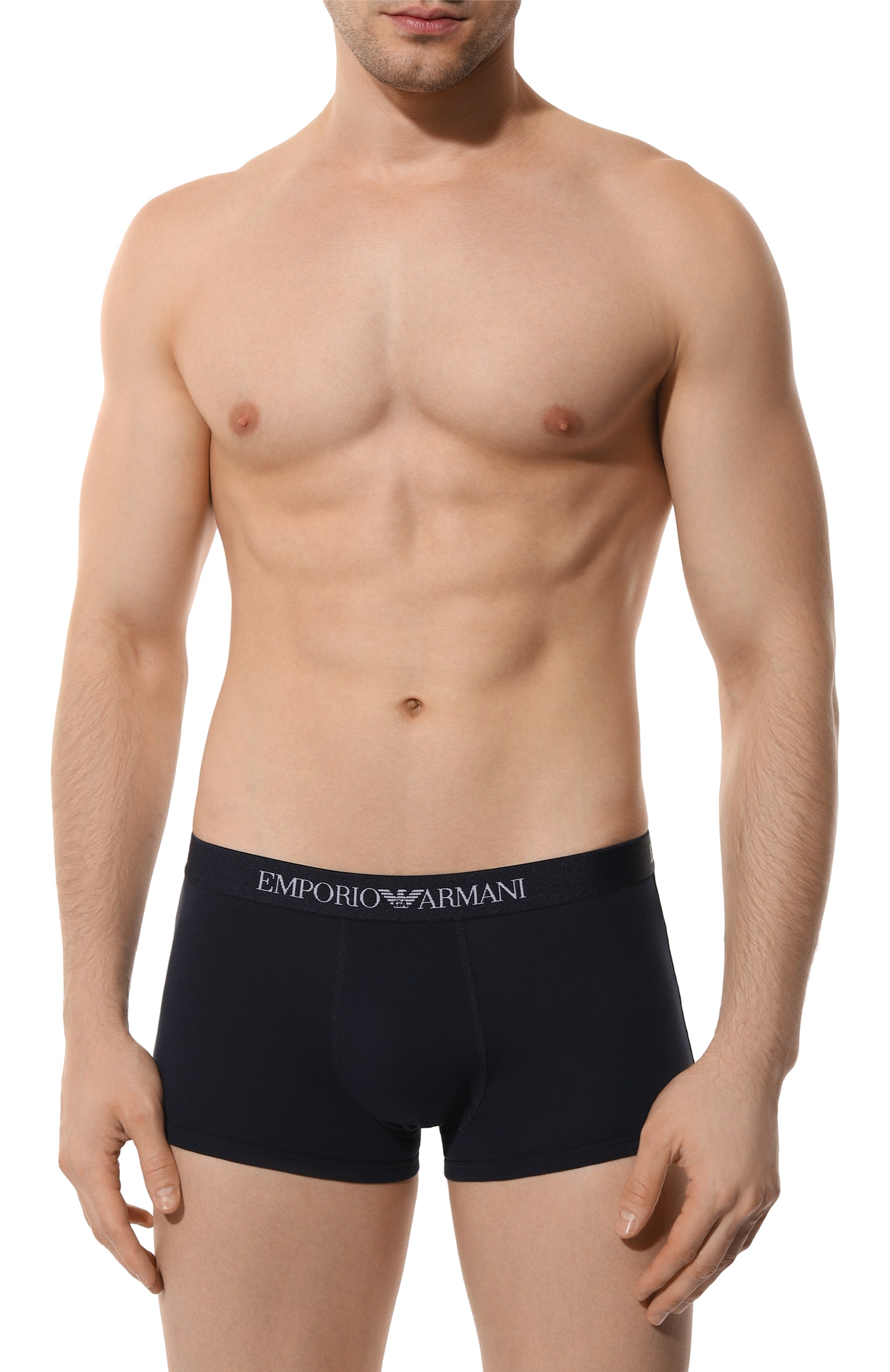 Комплект из двух хлопковых боксеров EMPORIO ARMANI, арт. 111613/CC722, фото 2