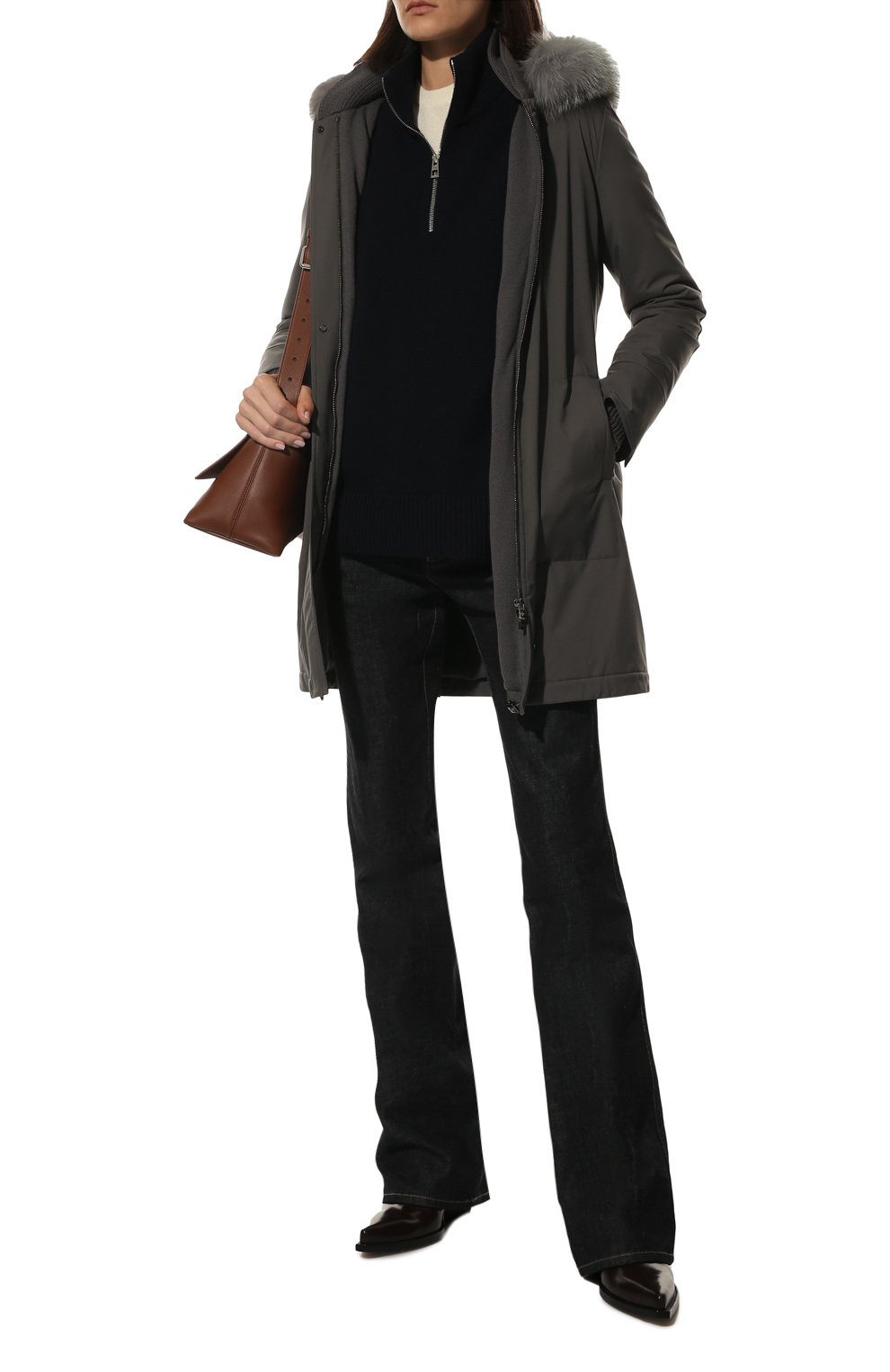 Парка с меховой отделкой капюшона LORO PIANA, арт. FAE5502, фото 2