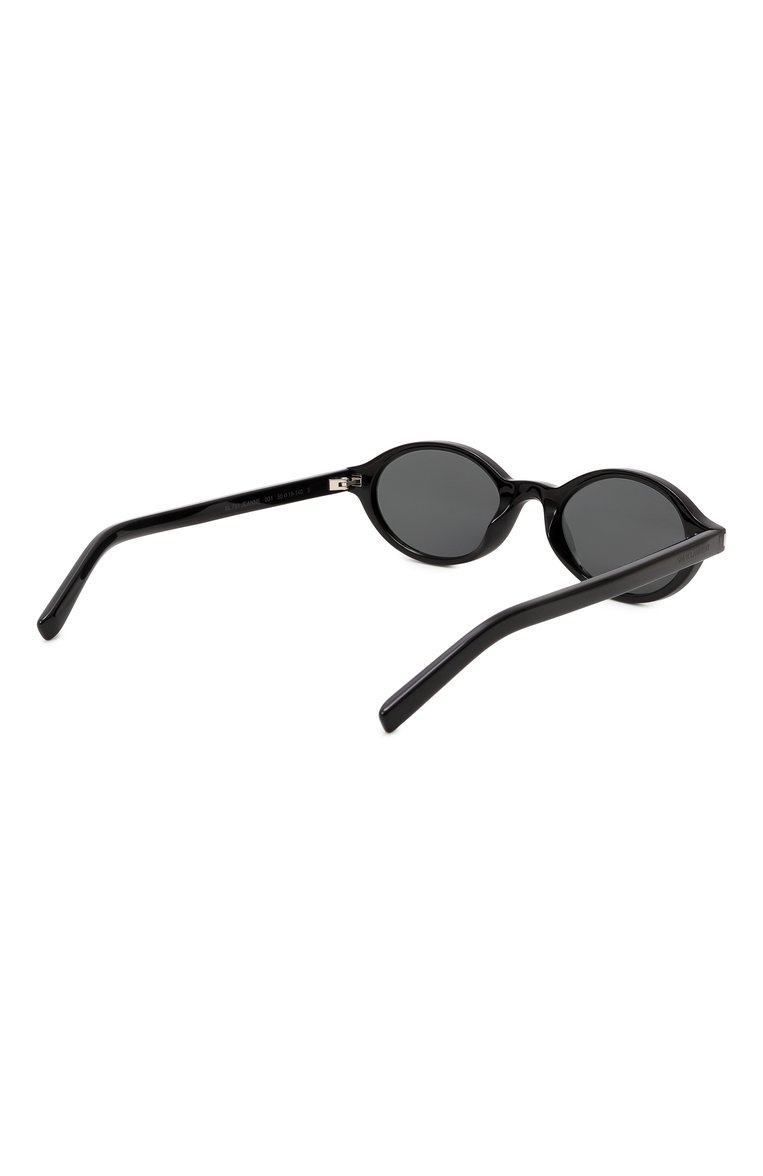 Женские солнцезащитные очки SAINT LAURENT черного цвета, арт. SL 751 JEANNE 001 | Фото 4 (Нос: Не проставлено; Тип очков: С/з; Региональные ограничения белый список (Axapta Mercury): Не проставлено; Материал: Пластик; Оптика Гендер: оптика-женское; Очки форма: Овальные)