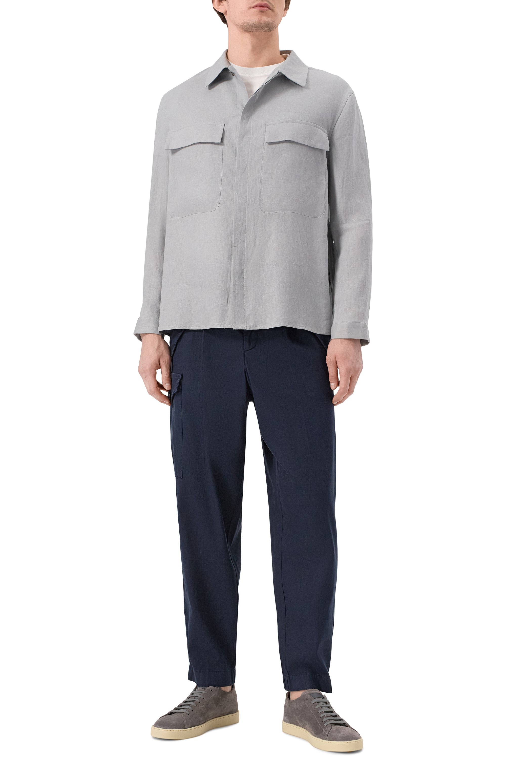 Льняная рубашка HEVO, арт. SPECCHI0LA C 090/H716, фото 2