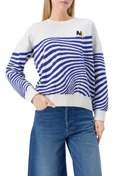 Хлопковый свитер MSGM, арт. 3841MDM194/257283, фото 3