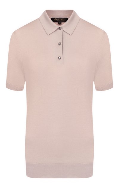 Женское поло из шерсти и шелка LORO PIANA, арт. FA09853