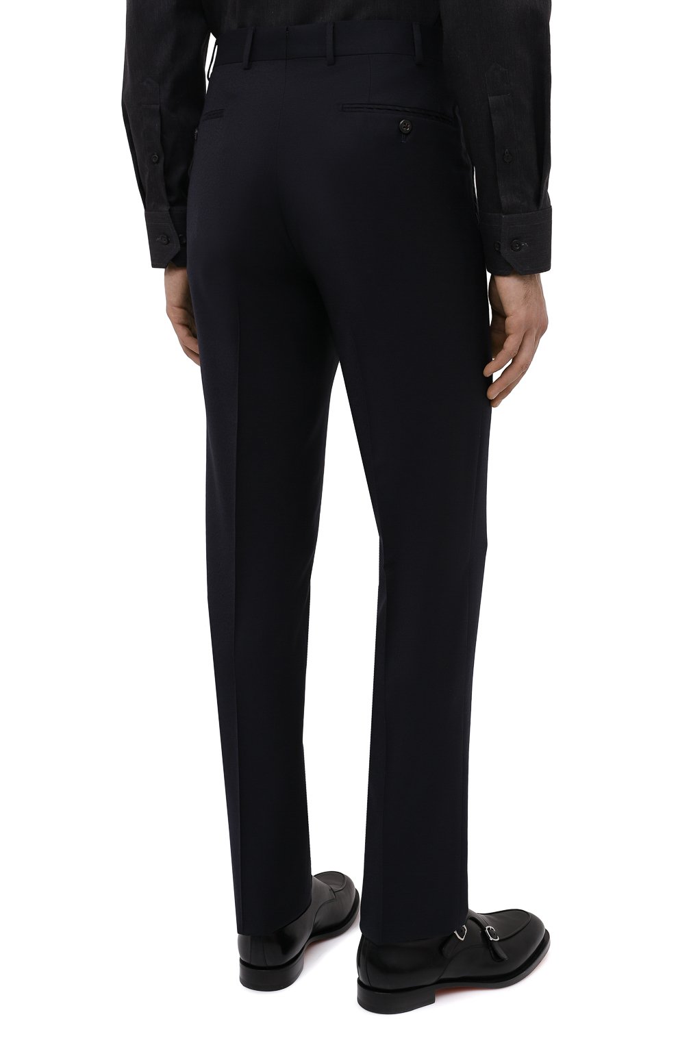 Шерстяные брюки CORNELIANI, арт. 864C05-0818537/02, фото 4