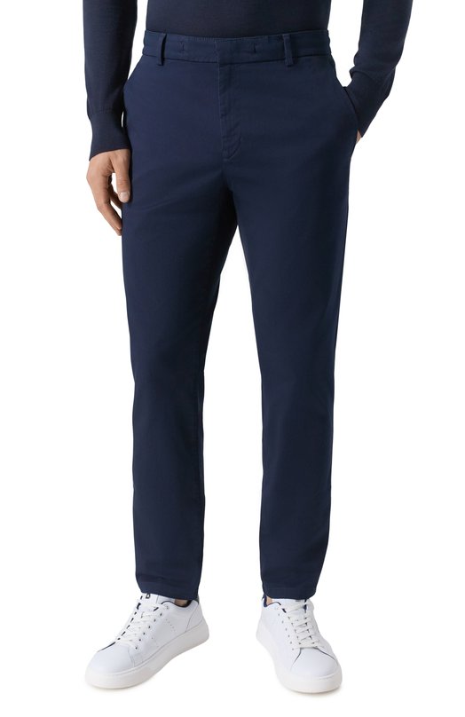 Хлопковые брюки Bogner 18001223 Синий  18001223 Фото 3