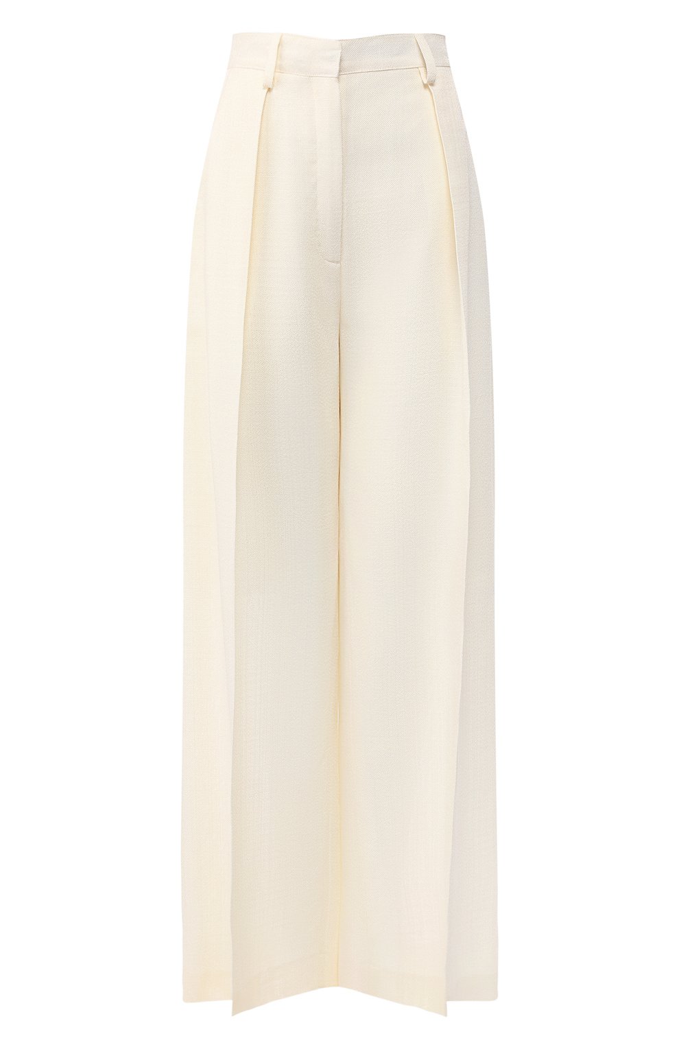 Брюки из вискозы JACQUEMUS белого цвета по цене 44650 руб., арт. 194PA03/32150, фото 1 Брюки из вискозы JACQUEMUS, арт. 194PA03/32150, фото 1