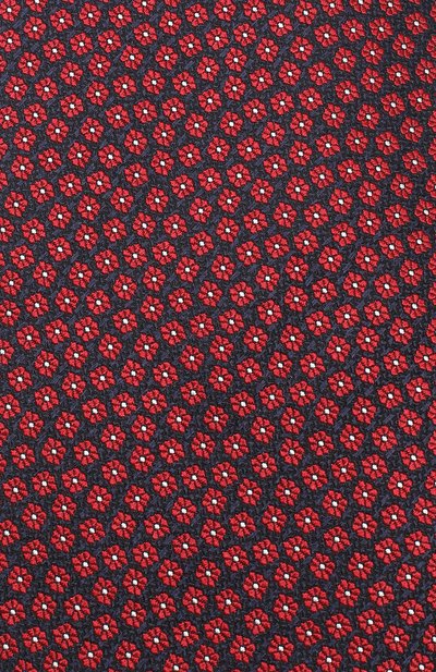 Шелковый галстук с узором ZEGNA красного цвета по цене 18350 руб., арт. Z3E37/1XW, фото 3 Шелковый галстук с узором ZEGNA, арт. Z3E37/1XW, фото 3