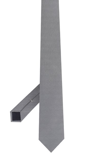 Шелковый галстук CORNELIANI серого цвета по цене 17800 руб., арт. 84U390-9820320/00, фото 2 Шелковый галстук CORNELIANI, арт. 84U390-9820320/00, фото 2