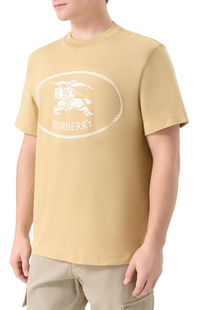Хлопковая футболка BURBERRY, арт. 8112805, фото 3