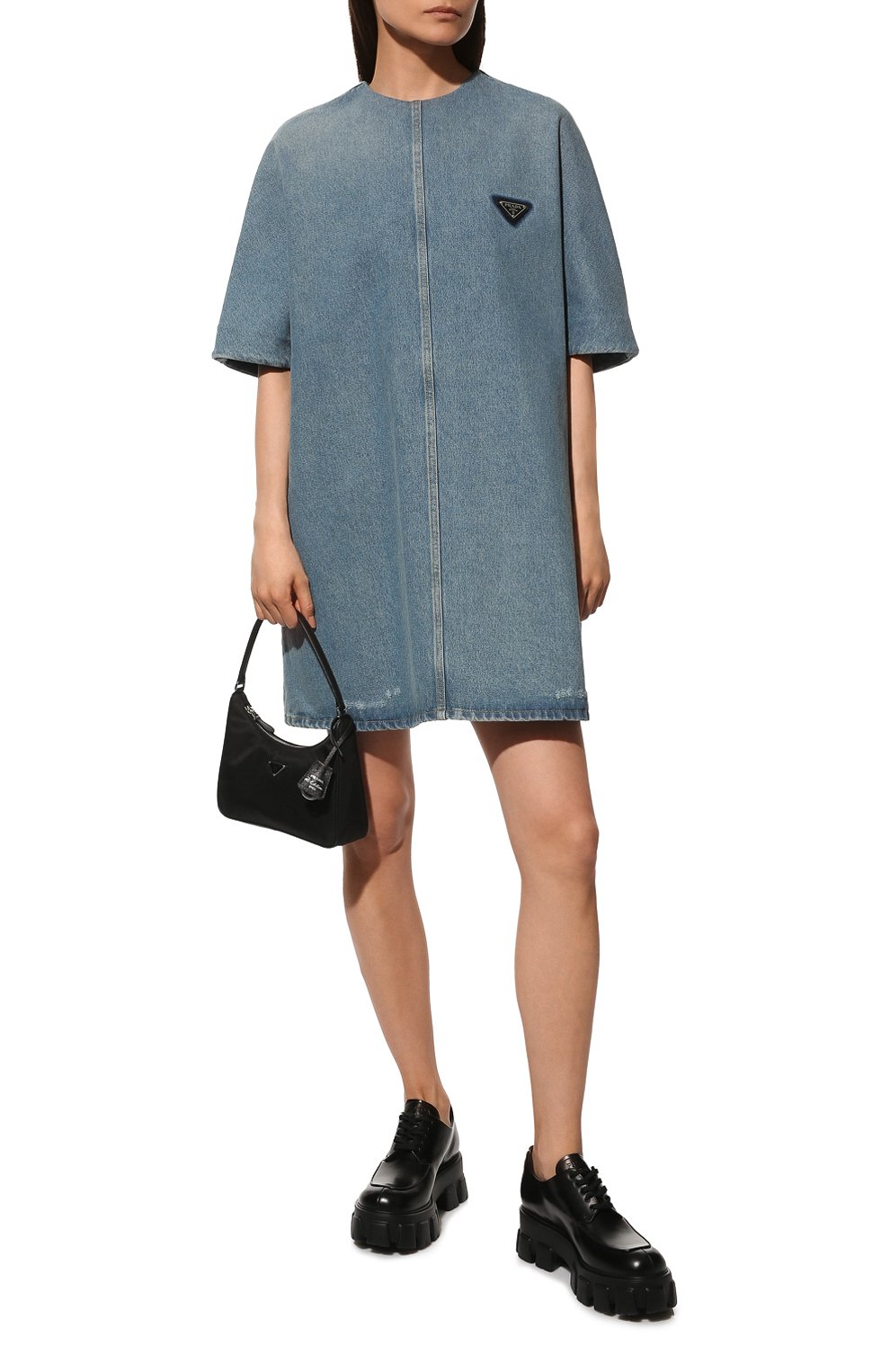 Джинсовое платье PRADA, арт. GFA121-1ZAB-F0008-212, фото 2