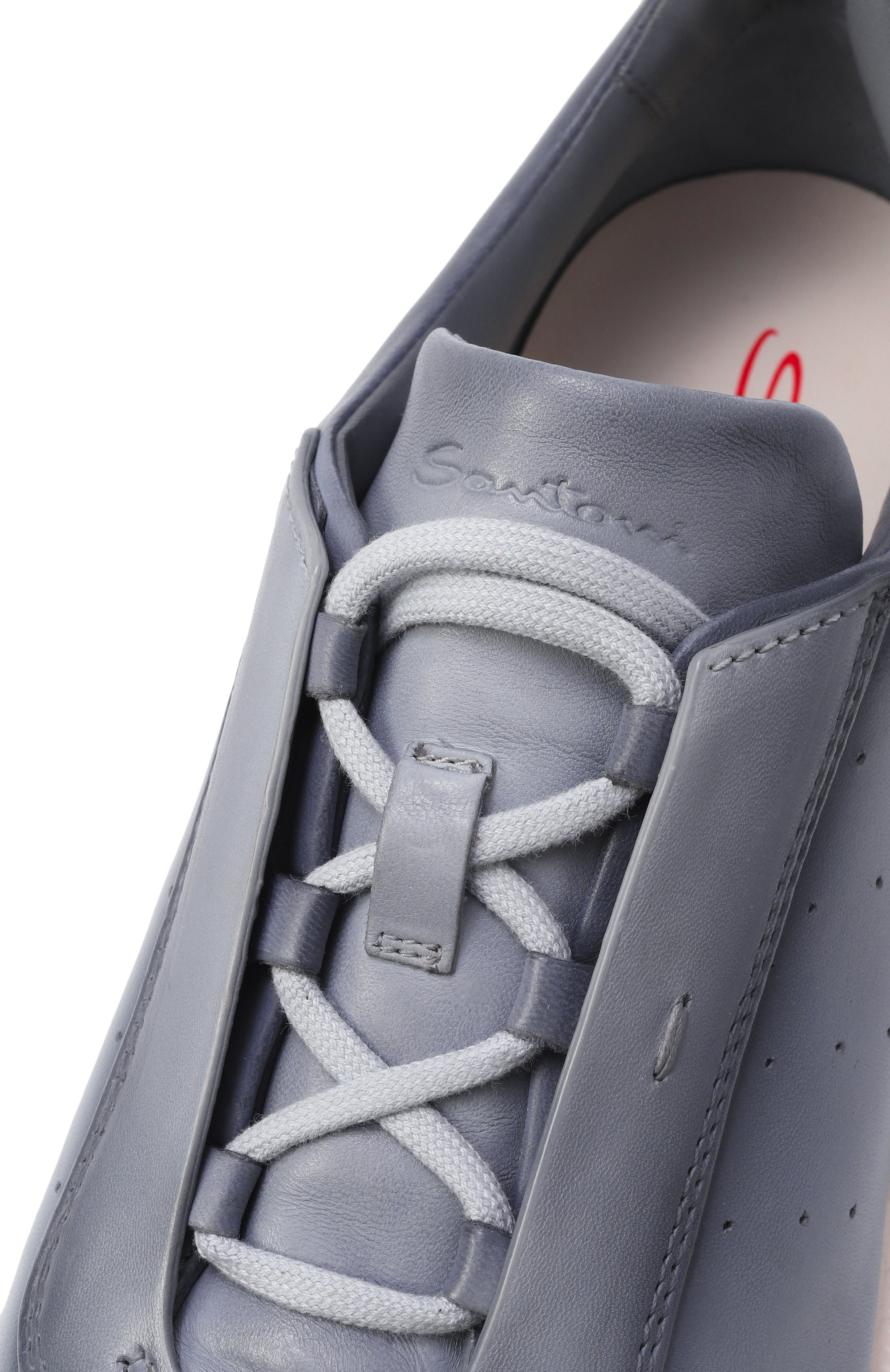 Кожаные кроссовки innova SANTONI, арт. MBIG22027BGRTG0N, фото 7