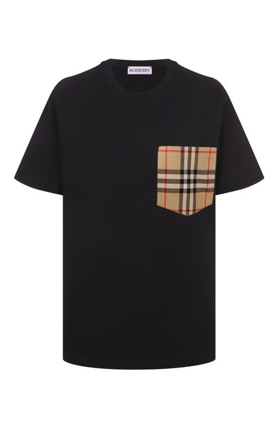 Женская хлопковая футболка BURBERRY, арт. 8103970