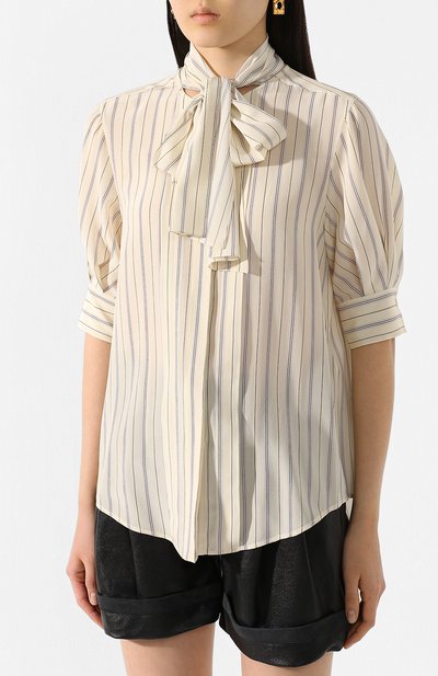 Шелковая блузка CHLOÉ, арт. CHC20UHT65323, фото 3