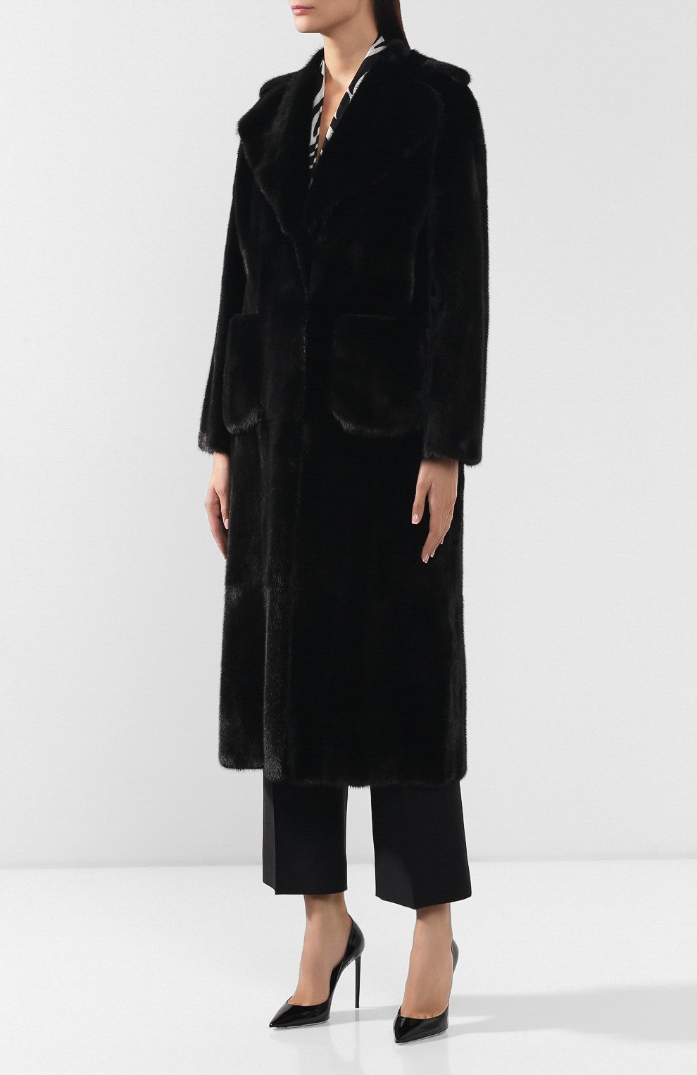 Шуба из меха норки VALENTINO, арт. SF3FA7751CF, фото 3