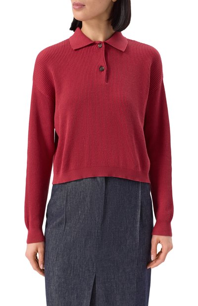 Хлопковое поло BRUNELLO CUCINELLI, арт. M19194705, фото 3