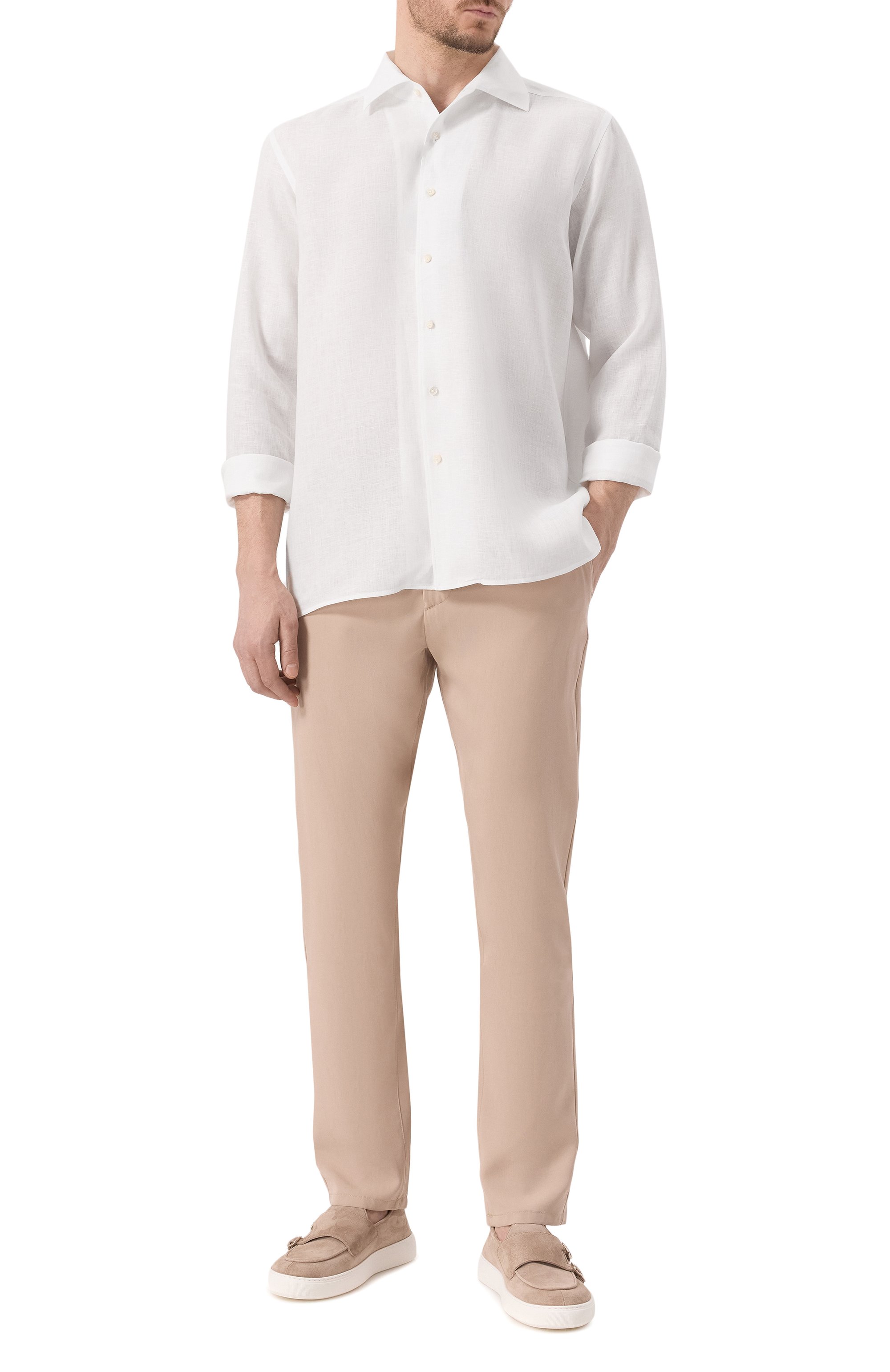 Льняная рубашка COLOMBO, арт. CM00375/T10553, фото 2