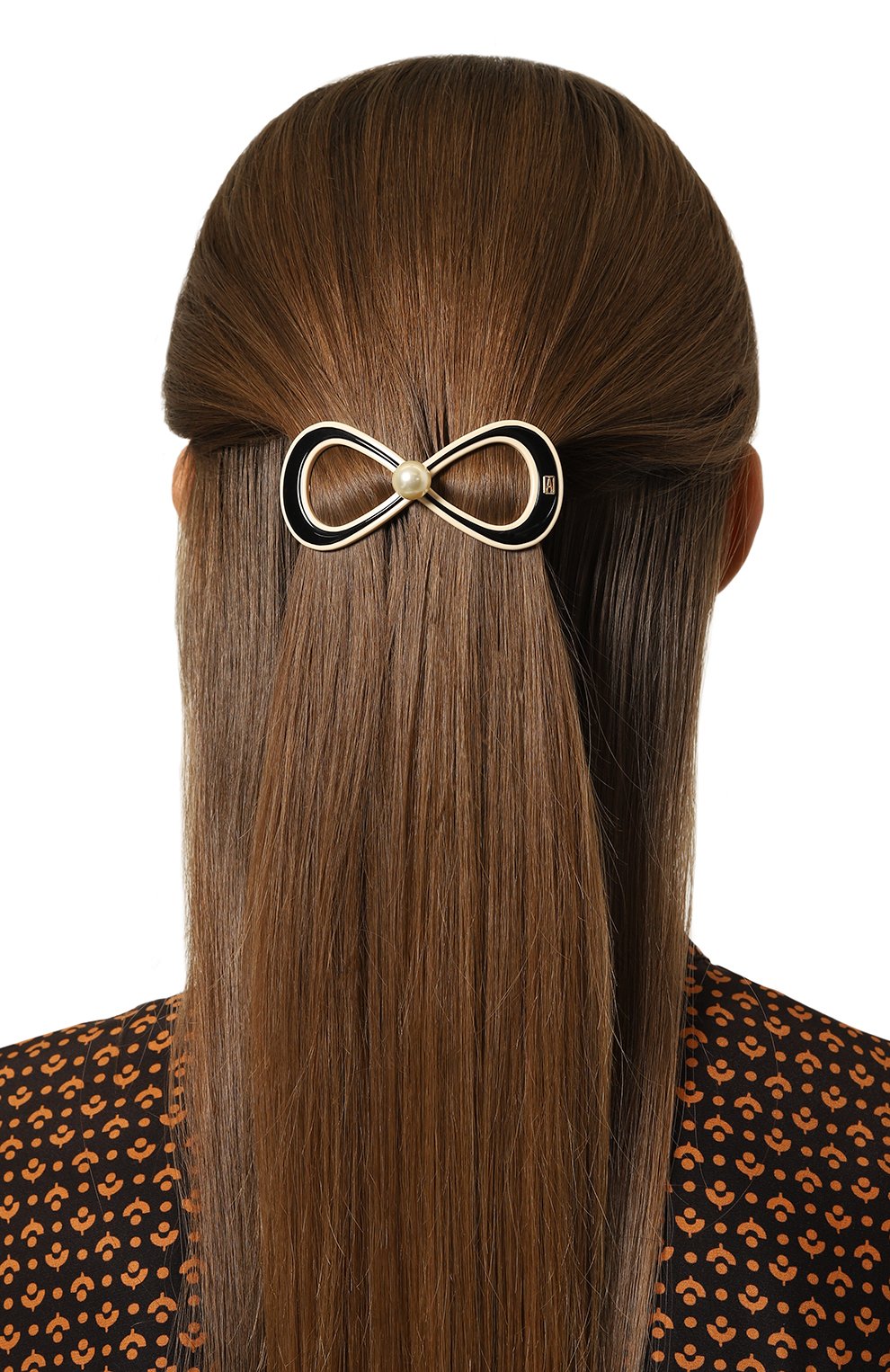 Заколка для волос ALEXANDRE DE PARIS черного цвета по цене 14520 руб., арт. AA8-18375-02 W, фото 2 Заколка для волос ALEXANDRE DE PARIS, арт. AA8-18375-02 W, фото 2