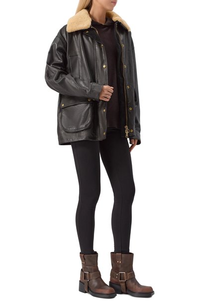 Кожаные ботинки f06 fray VIC MATIE, арт. 1H4150D_F06F050310, фото 3