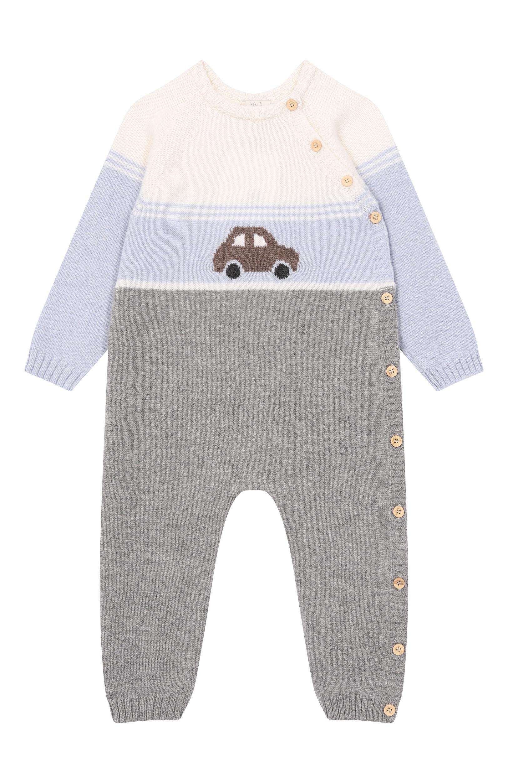 Комбинезон из шерсти и кашемира BABY T, арт. 26AI071T, фото 1