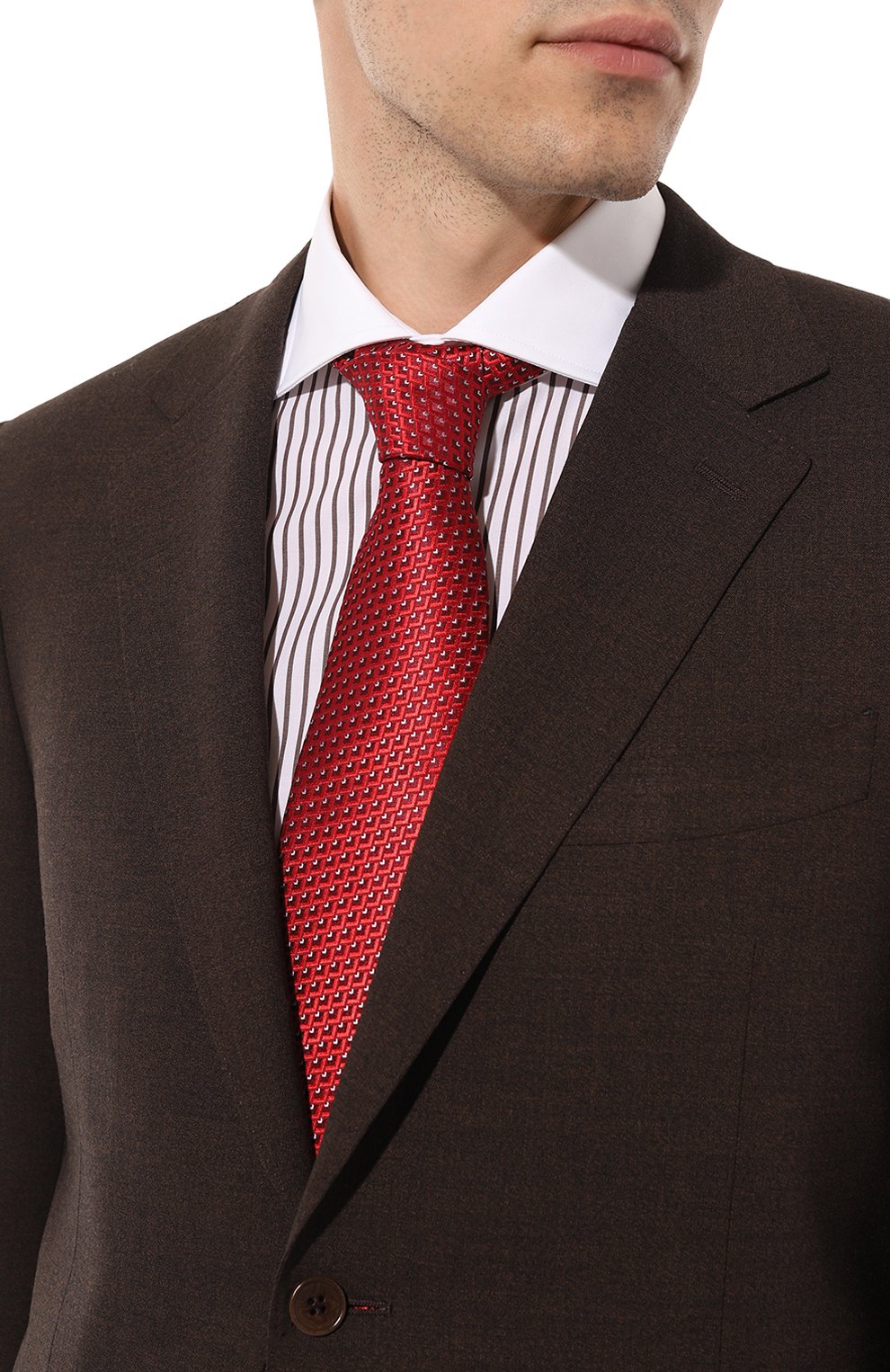 Шелковый галстук ZILLI, арт. 55009, фото 2