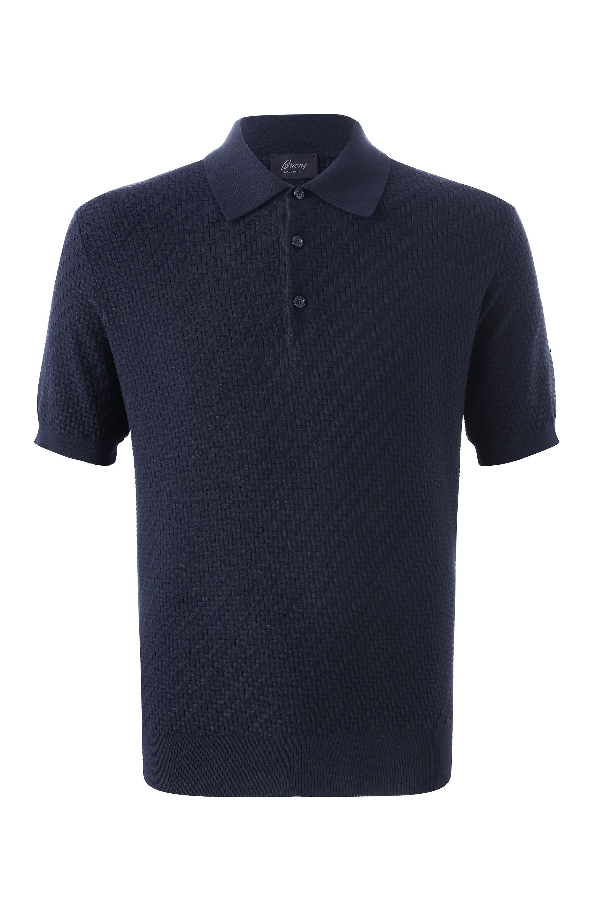 Поло из хлопка и шелка BRIONI, арт. UMR200/PAK22, фото 1
