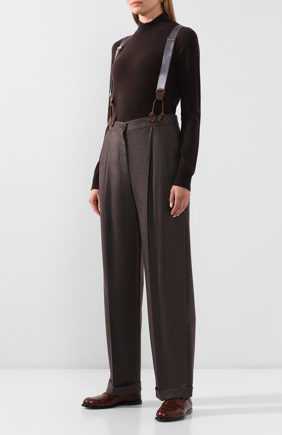 Кашемировые брюки GIORGIO ARMANI, арт. 0SHPP0AA/T01H6, фото 3