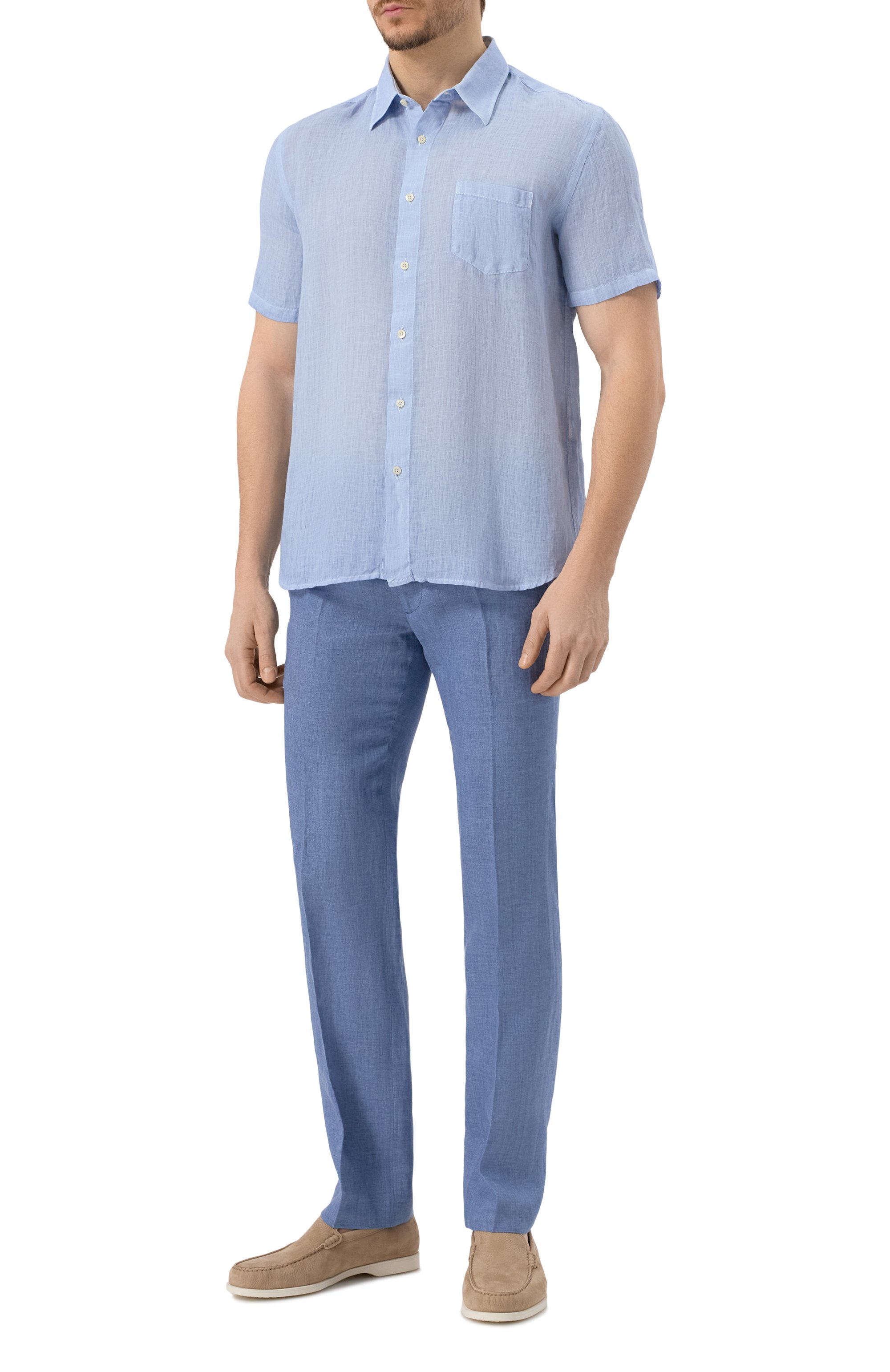 Льняная рубашка 120% LINO, арт. 32ALIM1368/0115/S00, фото 2