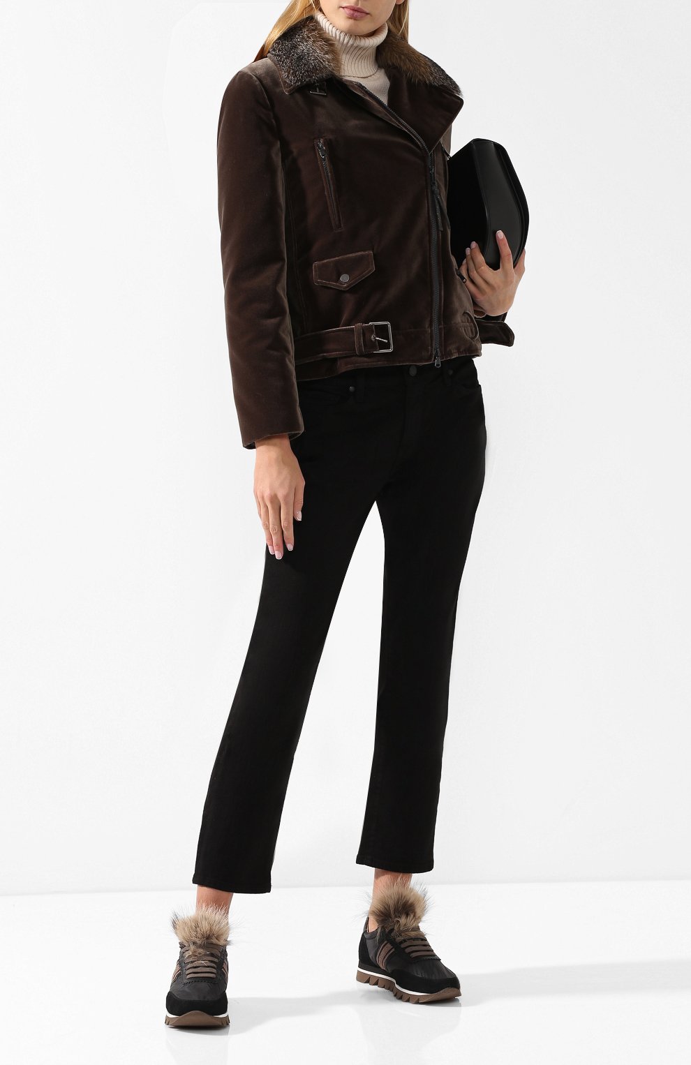 Комбинированные кроссовки на шнуровке BRUNELLO CUCINELLI, арт. MZ30G1321, фото 2