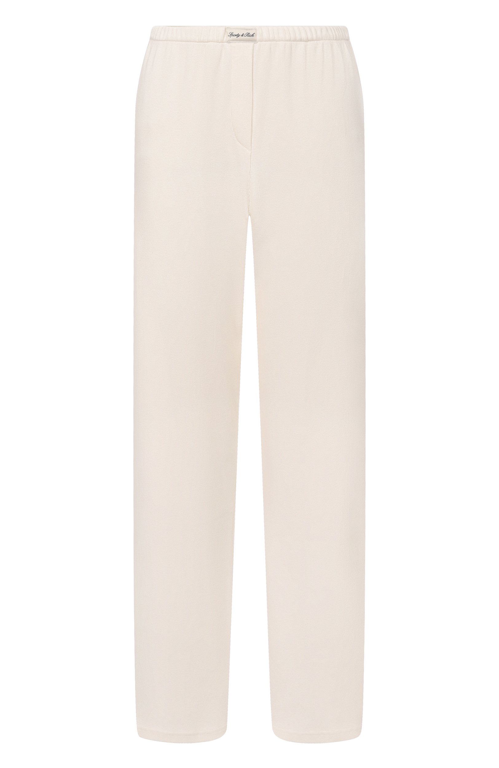Хлопковые брюки SPORTY AND RICH, арт. PA06974326WH37, фото 1