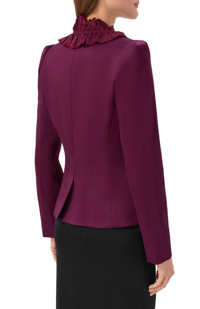 Жакет NINA RICCI фиолетового цвета по цене 150000 руб., арт. 26ACVE009/AC0125, фото 4 Жакет NINA RICCI, арт. 26ACVE009/AC0125, фото 4