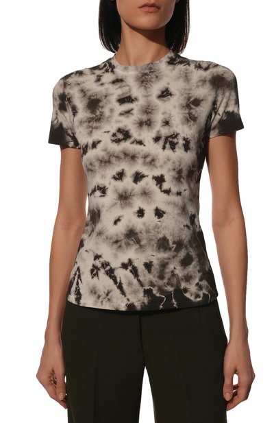 Хлопковая футболка PROENZA SCHOULER WHITE LABEL, арт. WL2214226-JCT144-CRS, фото 3