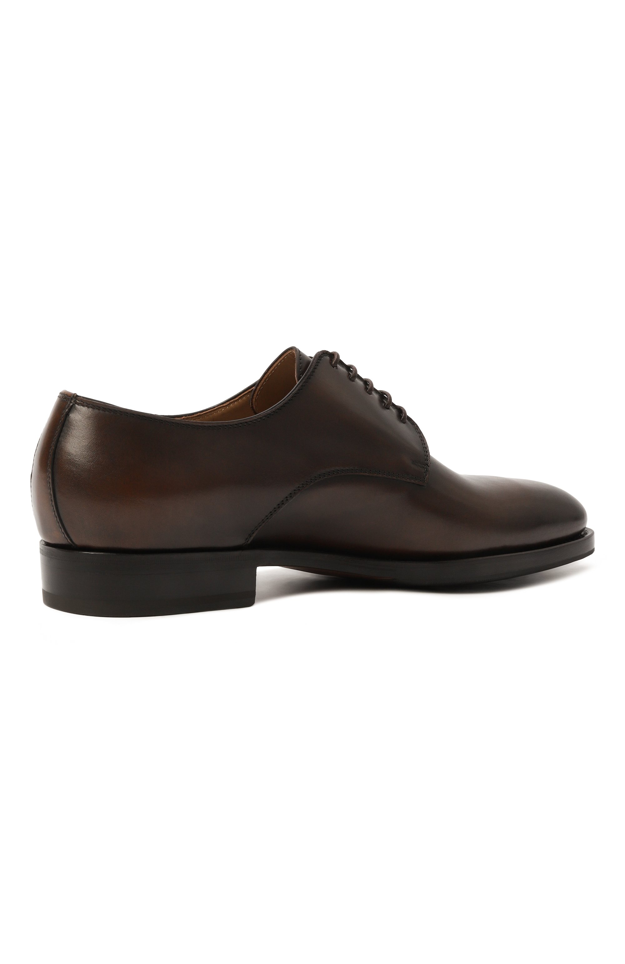 Кожаные дерби KITON коричневого цвета по цене 399500 руб., арт. USSA101N0010107, фото 5 Кожаные дерби KITON, арт. USSA101N0010107, фото 5
