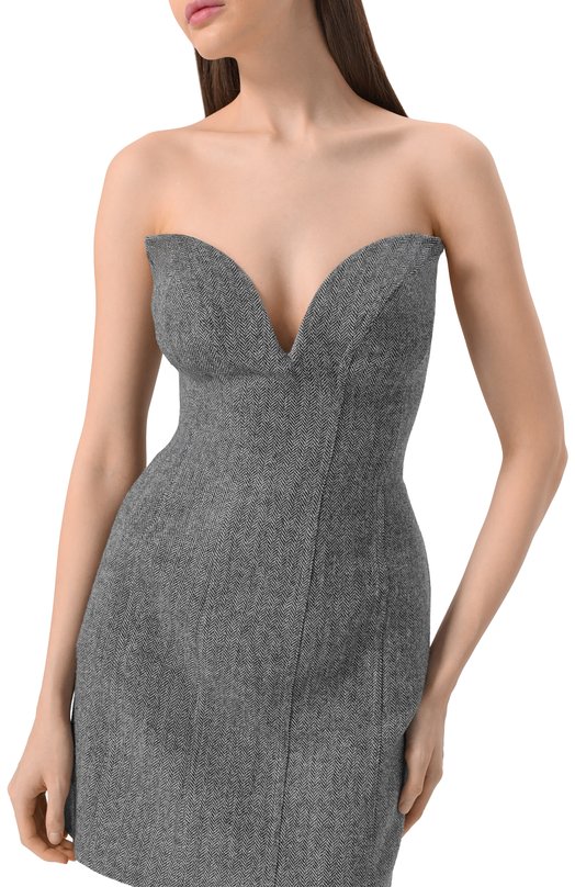 Платье self-portrait RS26213SGR Серый  RS26213SGR Фото 4