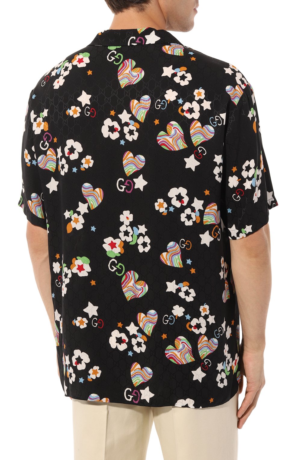 Шелковая рубашка GUCCI, арт. 644899 ZAGBB, фото 4