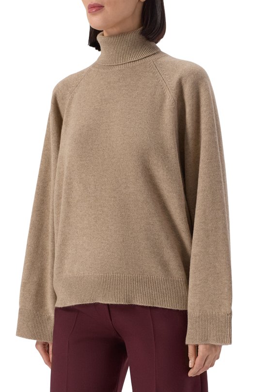 Кашемировая водолазка Brunello Cucinelli M12709803P Бежевый  M12709803P Фото 7