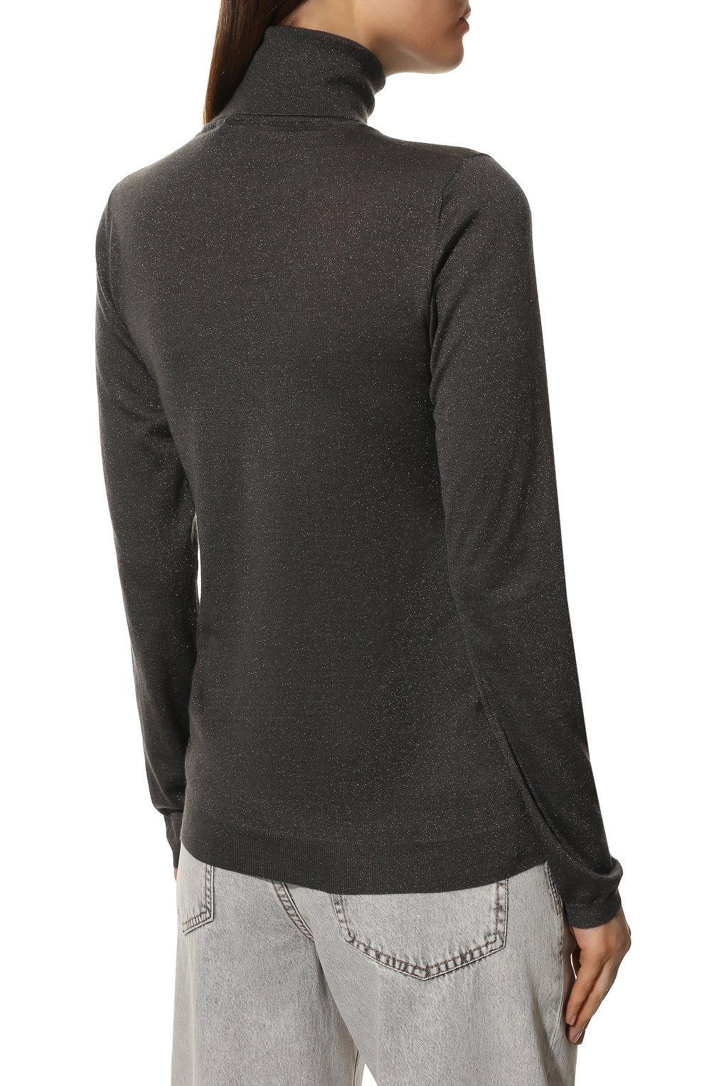 Водолазка из кашемира и шелка BRUNELLO CUCINELLI, арт. M41800063P, фото 4