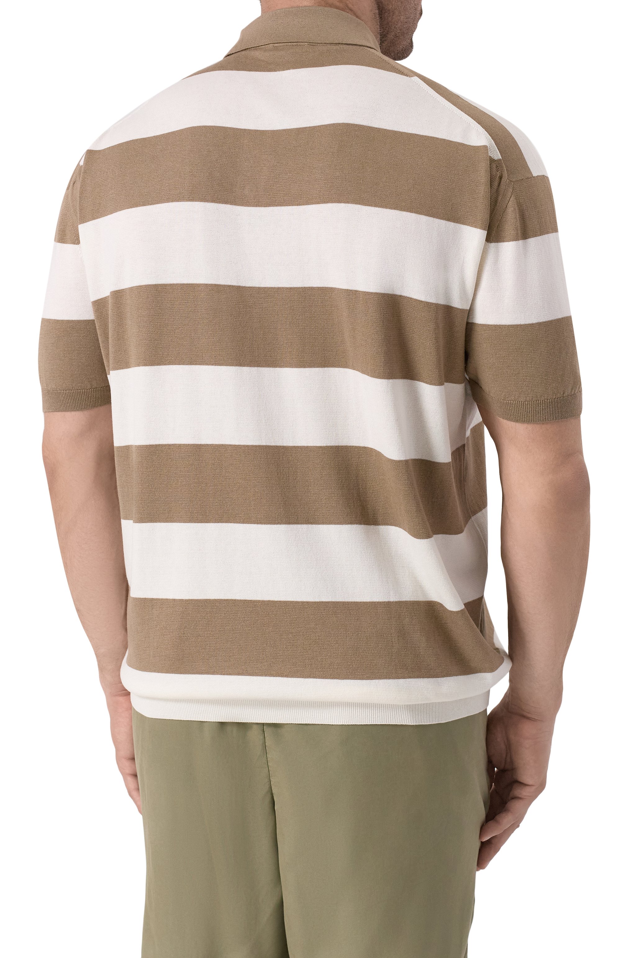 Поло из шелка и хлопка PAUL&SHARK, арт. 25411618/3XL, фото 4