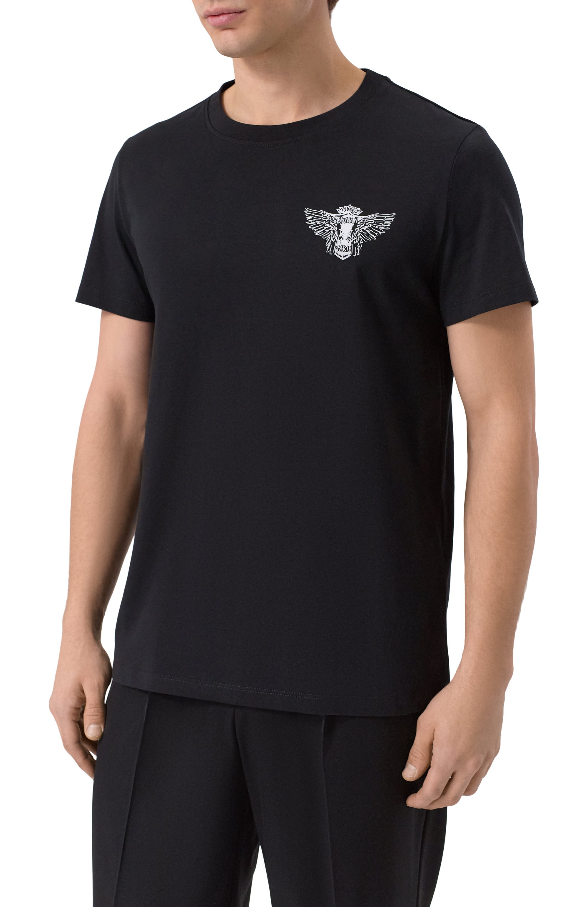 Хлопковая футболка BALMAIN, арт. GH1EF000/GF39, фото 3