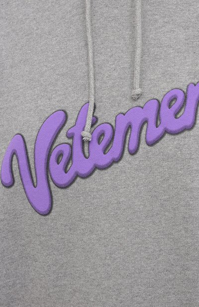 Хлопковое худи VETEMENTS, арт. UE51TR770G 1604/W, фото 5