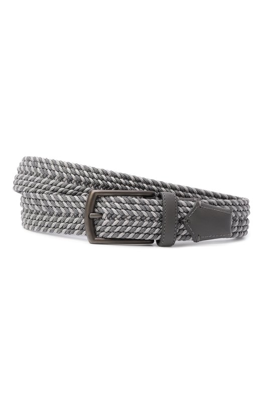 Текстильный ремень Zegna B024CZ/LHTEC Серый B024CZ/LHTEC