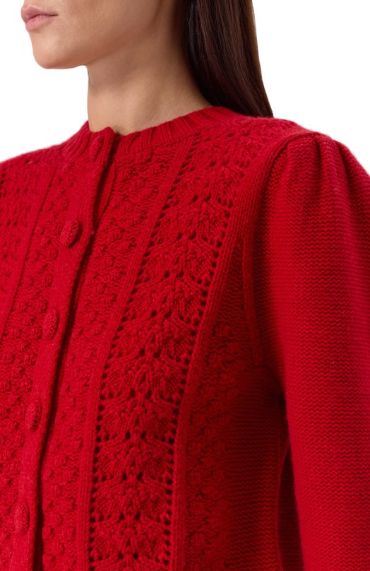 Шерстяной кардиган Botrois SKU11455795 Красный  SKU11455795 Фото 5