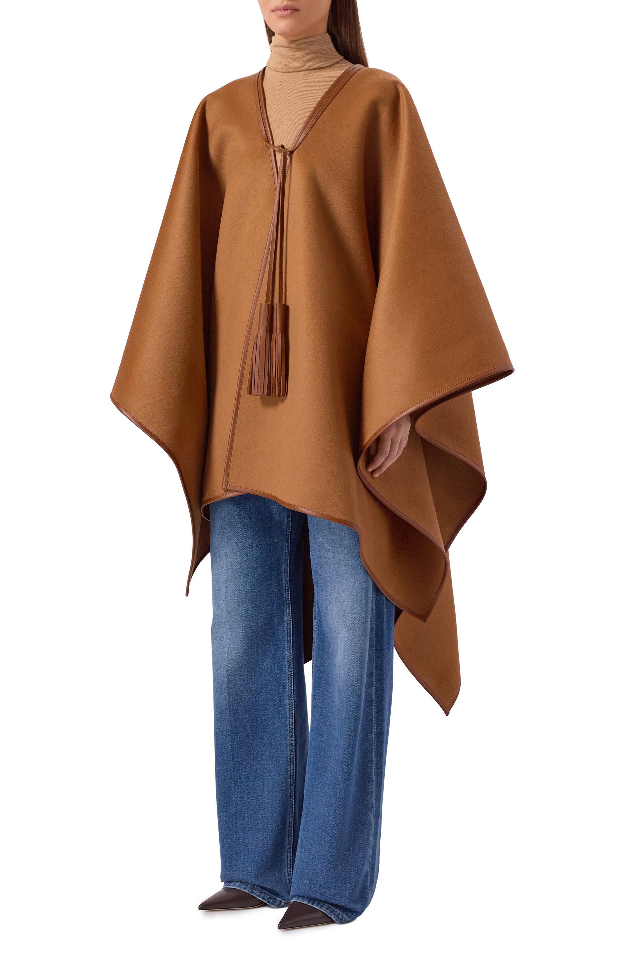 Шерстяное пончо EDOMO, арт. C010102FW2526, фото 3