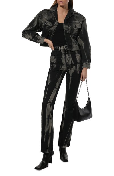 Джинсы ALEXANDER WANG серого цвета по цене 53450 руб., арт. 4DC1224065, фото 2 Джинсы ALEXANDER WANG, арт. 4DC1224065, фото 2