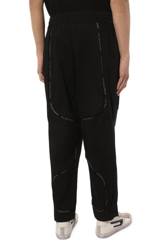 Хлопковые брюки Les Benjamins Чёрный, фото 4
