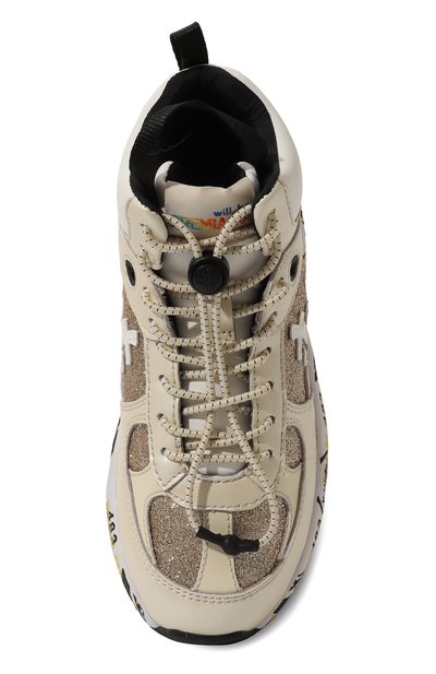 Кожаные к�россовки diva PREMIATA WILL BE, арт. 24282041/DIVA HI/27-35, фото 4