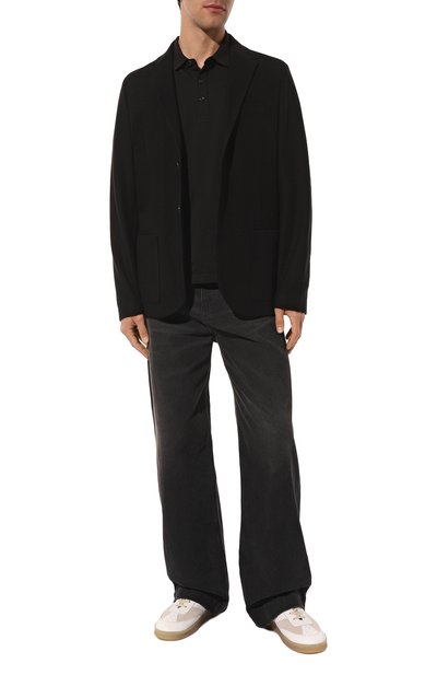 Хлопковое поло EMPORIO ARMANI, арт. 211804/4R482, фото 2