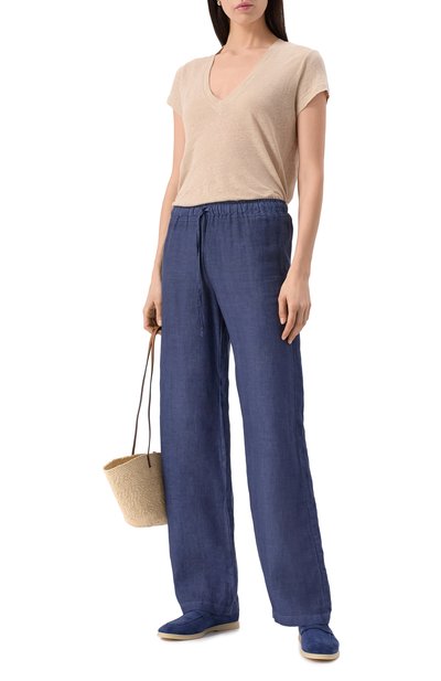 Льняные брюки 120% LINO, арт. 32ALIW2145/0000115, фото 2