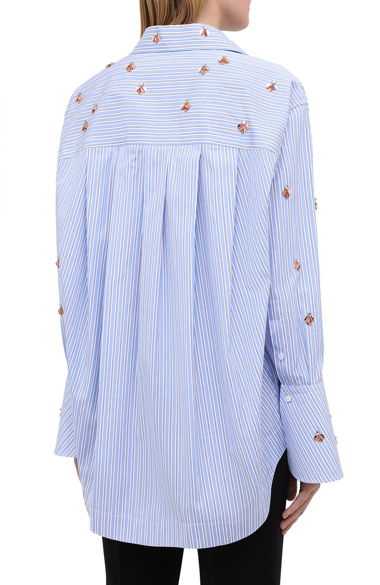 Хлопковая блузка VALENTINO, арт. UB3AB18E5K6, фото 5