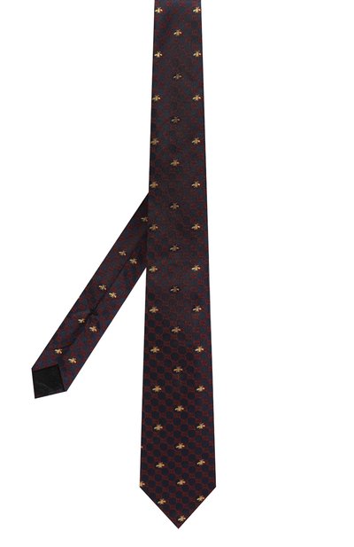Шелковый галстук GUCCI, арт. 545078/4E002, фото 3
